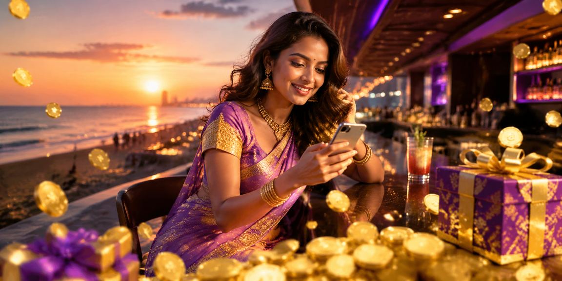 Teen Patti players enjoying mobile gaming at Chennai beachside