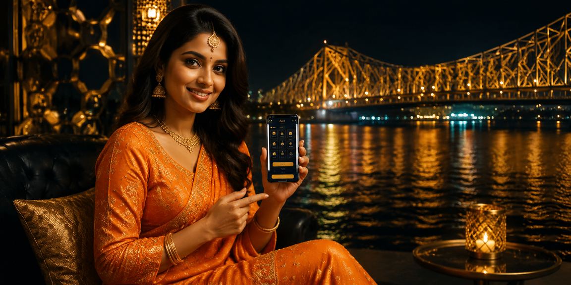 User making secure mobile payment via UPI in Kolkata